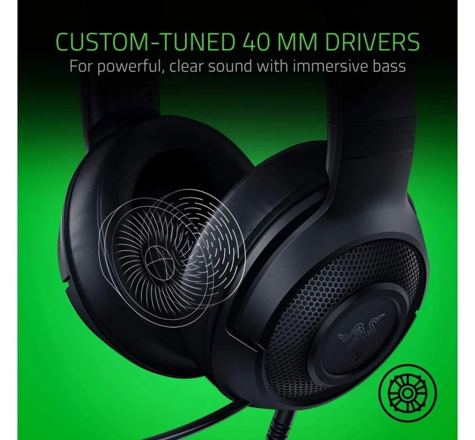 Razer Гарнітура Razer Kraken X Lite Black (RZ04-02950100-R381)
