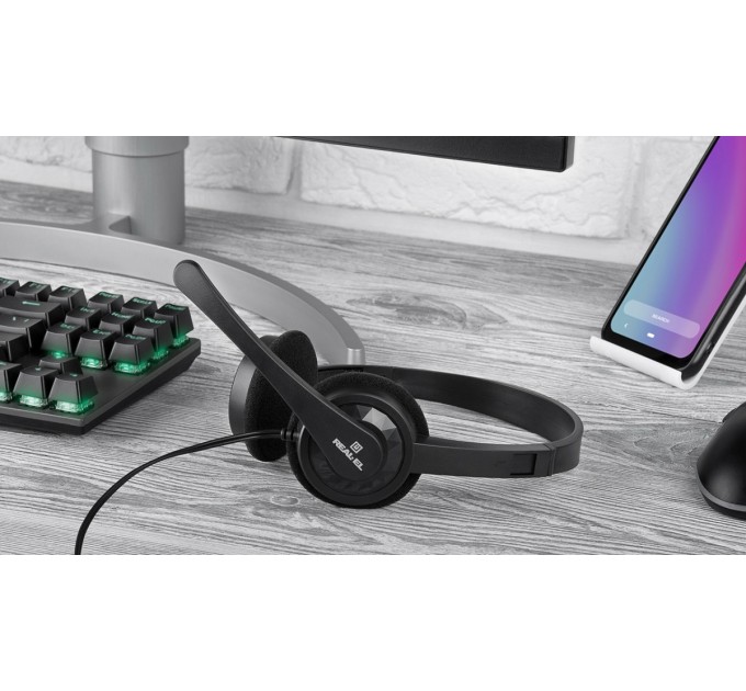 REAL-EL Гарнітура REAL-EL GD-012 Black