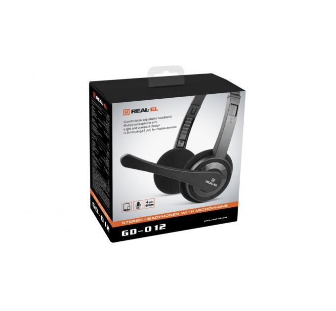 REAL-EL Гарнітура REAL-EL GD-012 Black