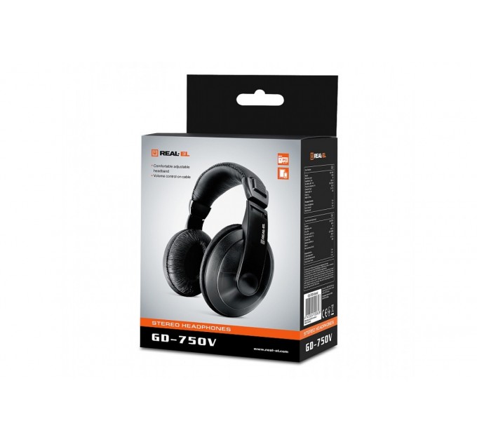 REAL-EL Гарнитура REAL-EL GD-750V Black