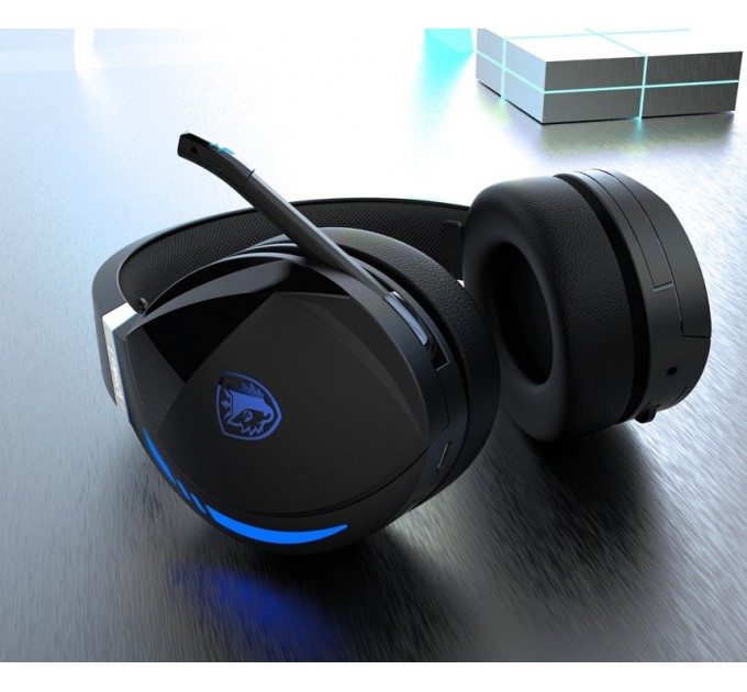 Sades Гарнитура Sades SA-201 Warden I Black/Blue (sa201bkb)