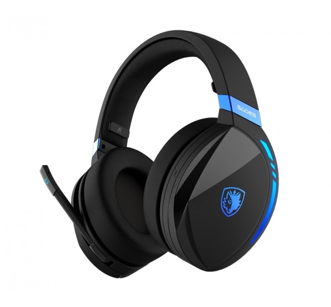 Sades Гарнитура Sades SA-201 Warden I Black/Blue (sa201bkb)