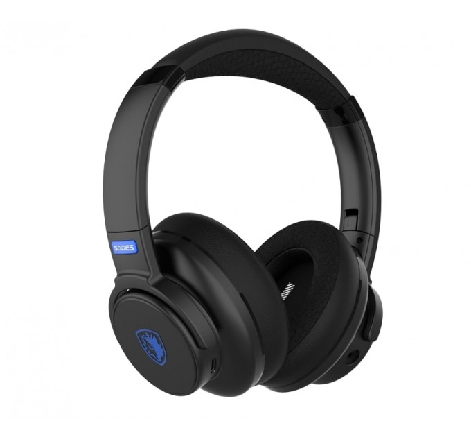 Sades Гарнитура Sades SA-202 Runner Black/Blue (sa202bkb)