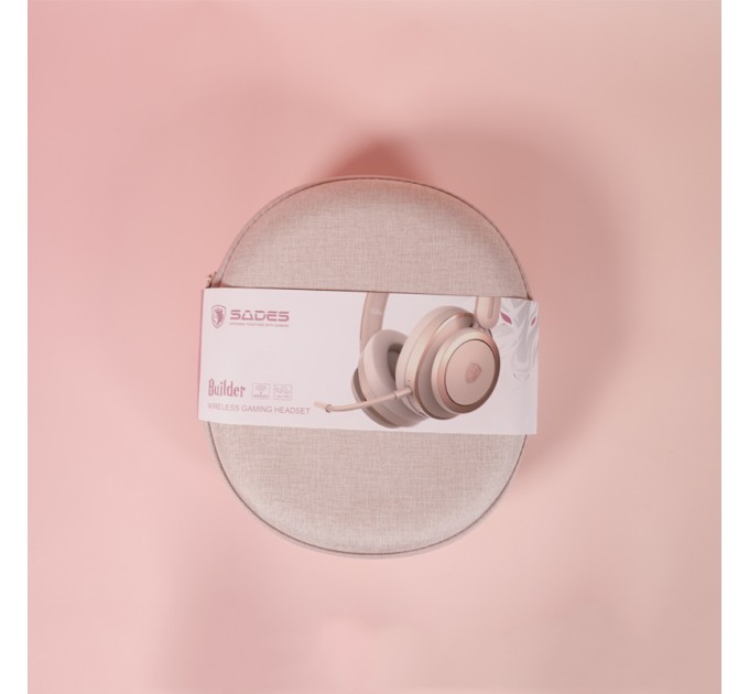 Sades Гарнитура Sades SA-208 Builder Golden/Pink (sa208gp)