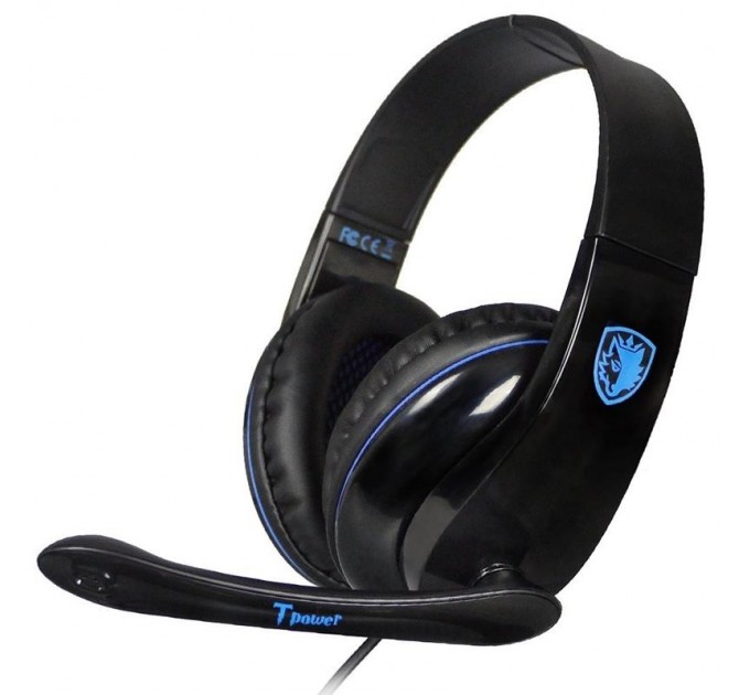 Sades Гарнитура Sades SA-701 Black/Blue (sa701blj)