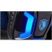 Sades Гарнитура Sades SA-702 Element Black/Blue (sa702bl)