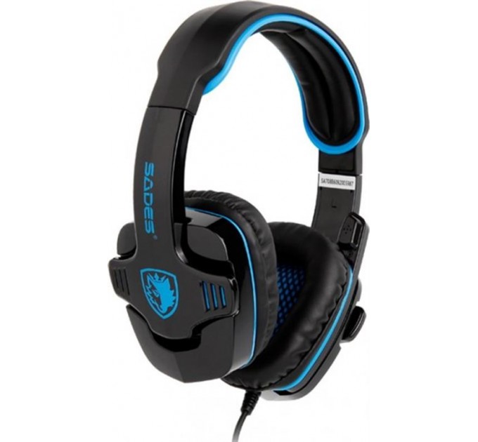 Sades Гарнитура Sades SA-708GT Black/Blue (sa708blj)