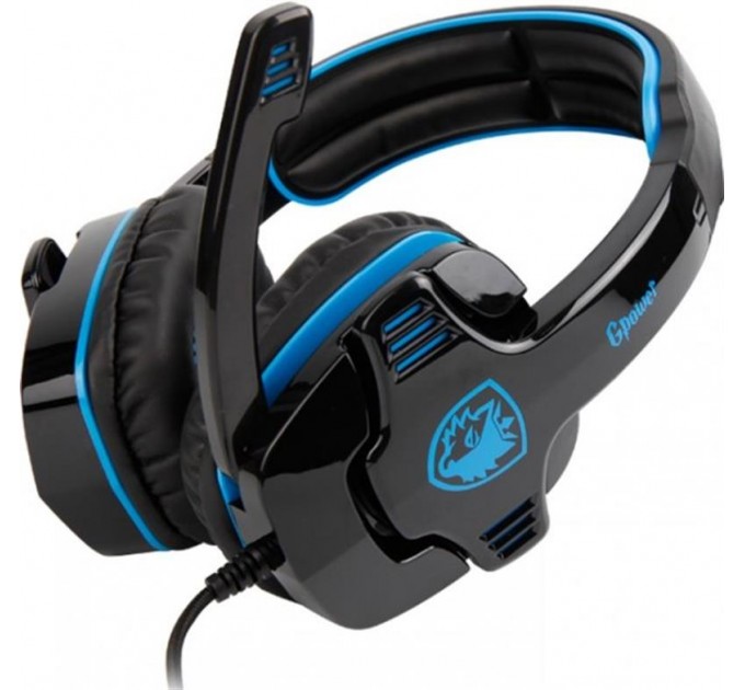 Sades Гарнитура Sades SA-708GT Black/Blue (sa708blj)