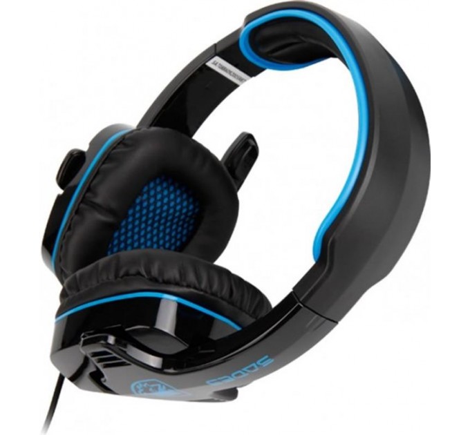 Sades Гарнитура Sades SA-708GT Black/Blue (sa708blj)