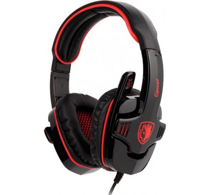 Sades Гарнитура Sades SA-708GT Black/Red (sa708brj)