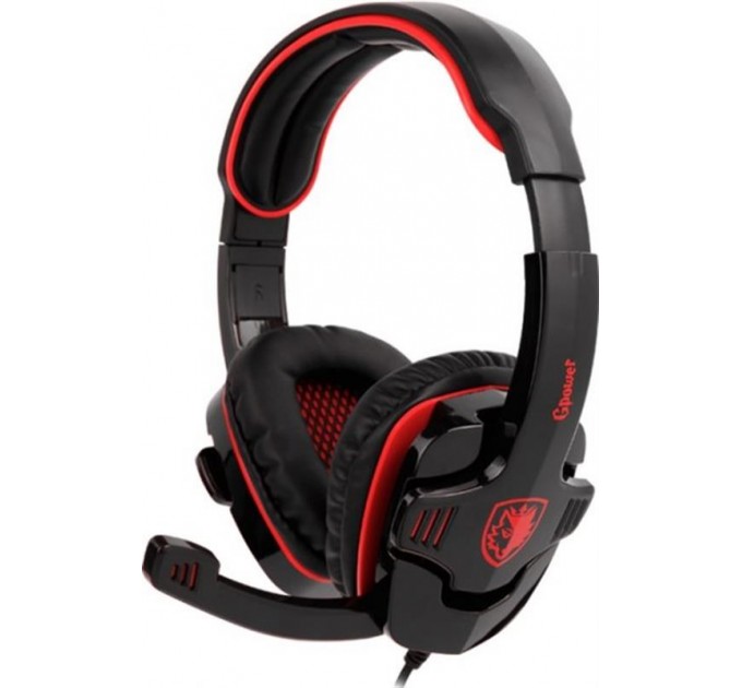 Sades Гарнитура Sades SA-708GT Black/Red (sa708brj)