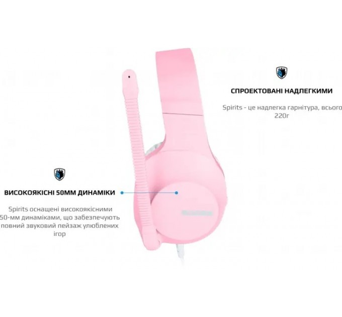 Sades Гарнитура Sades SA-721 Spirits Pink (sa721pkj)