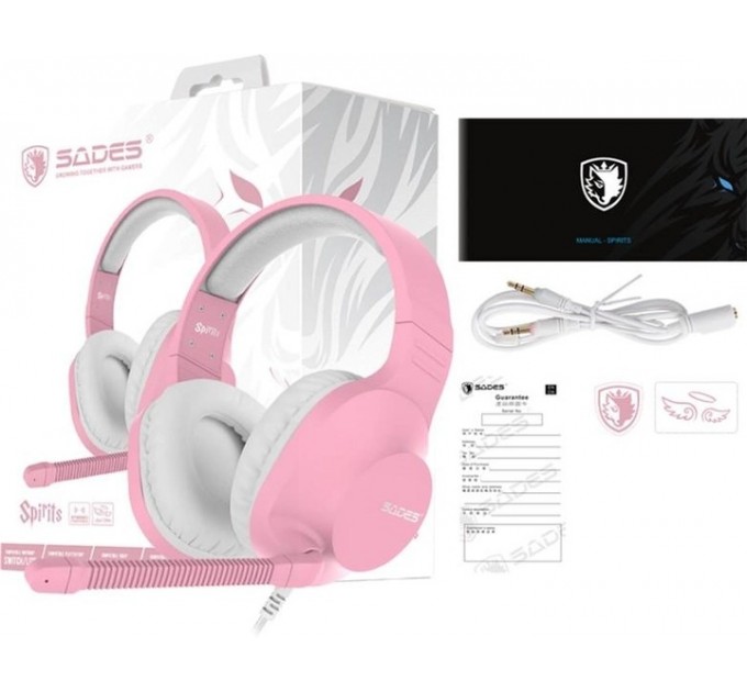 Sades Гарнитура Sades SA-721 Spirits Pink (sa721pkj)