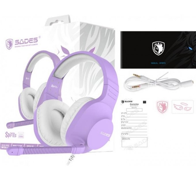 Sades Гарнитура Sades SA-721 Spirits Purple (sa721prj)