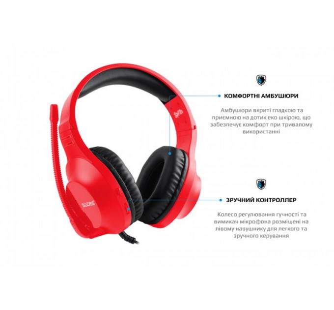 Sades Гарнитура Sades SA-721 Spirits Red (sa721rdj)