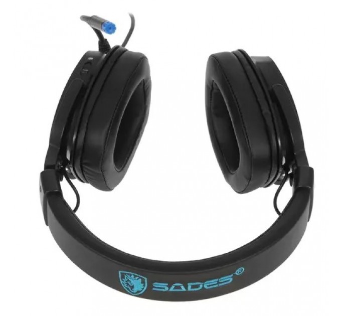 Sades Гарнитура Sades SA-722 Dpower Black/Blue (sa722blj)