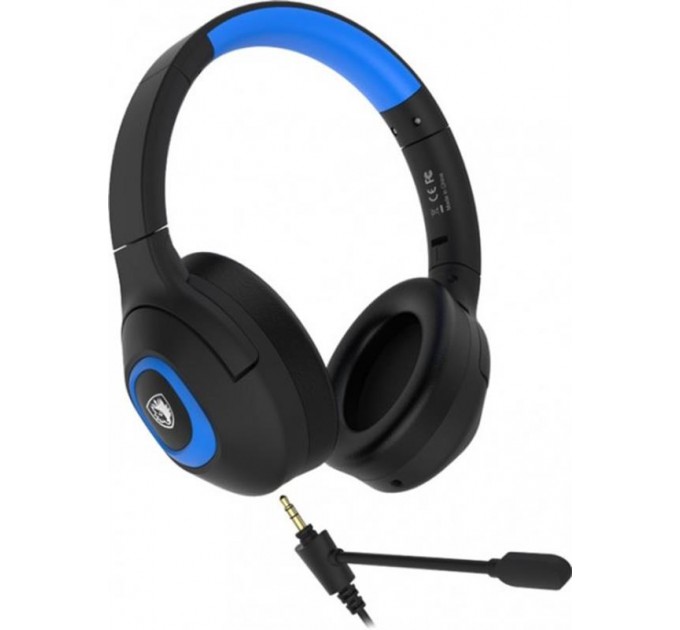 Sades Гарнитура Sades SA-724 Shaman Blue (sa724blj)