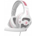 Sades Гарнитура Sades SA-726 Ppower White/Pink (sa726wpj)