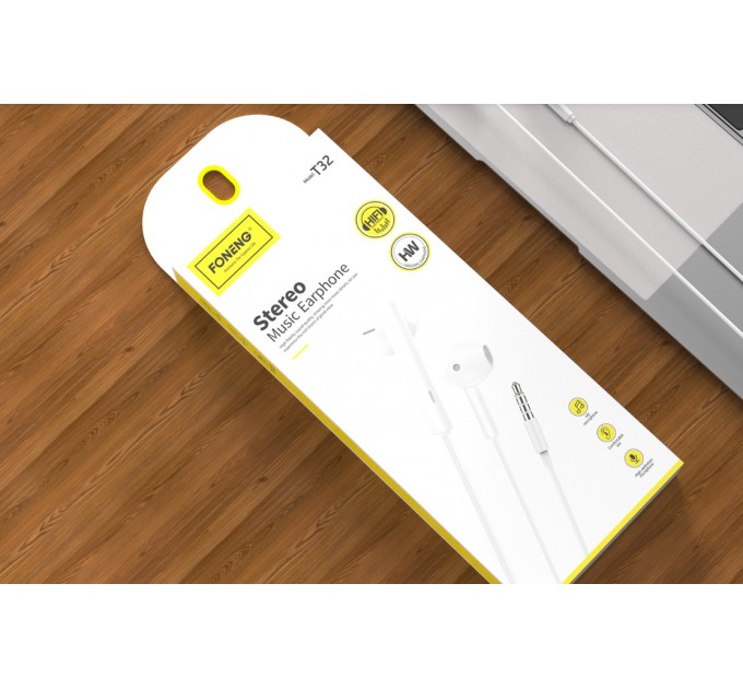 Foneng Гарнитура Foneng T32 3D music earphone (T32-E-3DM)