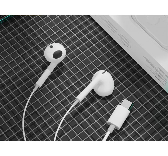 Foneng Гарнитура Foneng T61 Type-C White (T61-WE-TC)