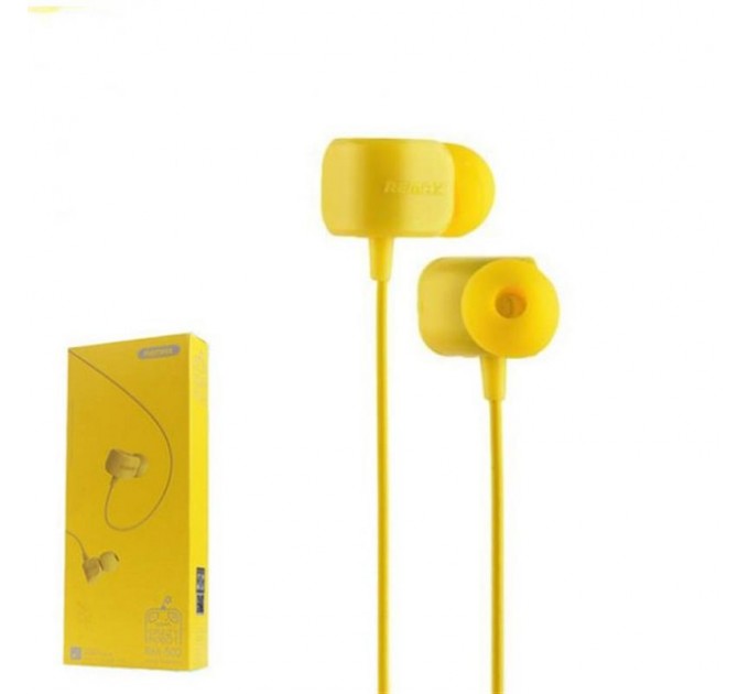 Remax Гарнитура Remax RM-502 Yellow (6954851265078)