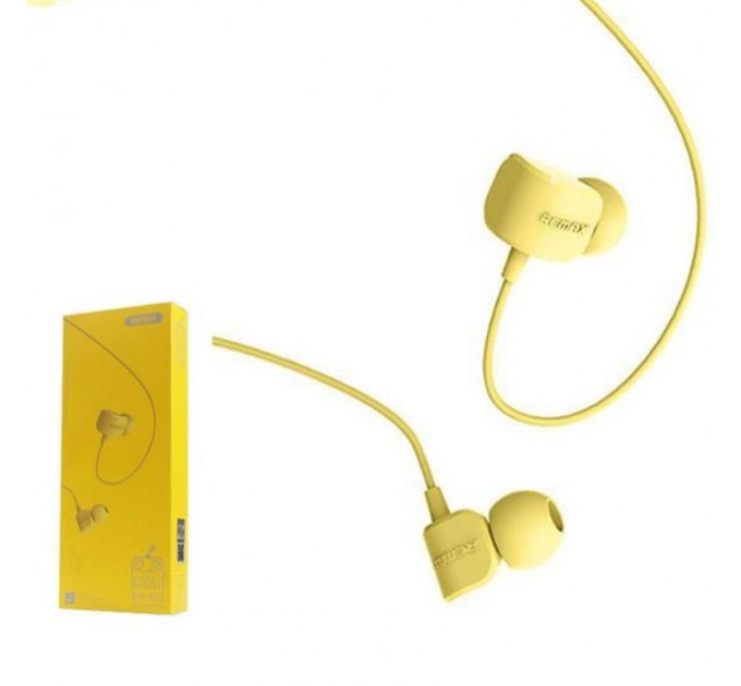 Remax Гарнитура Remax RM-502 Yellow (6954851265078)