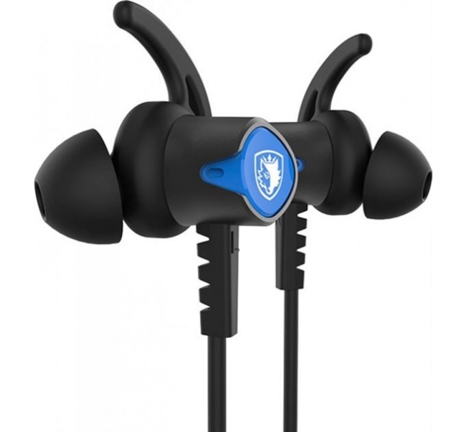 Sades Гарнитура Sades SA-606 Wings 20 Black/Blue (sa606blj)