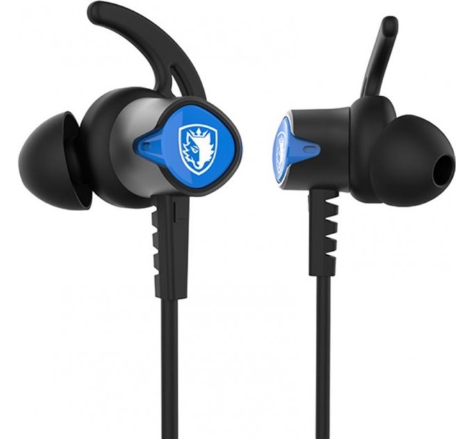 Sades Гарнитура Sades SA-606 Wings 20 Black/Blue (sa606blj)