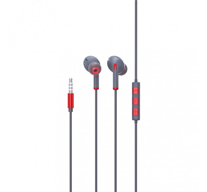 SkyDolphin Гарнитура SkyDolphin SR01 with mic Red (HF-000475)