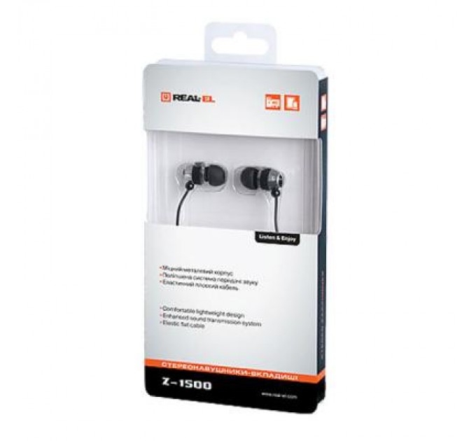REAL-EL Наушники REAL-EL Z-1500 Black