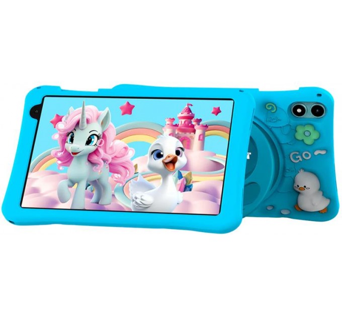 Teclast Планшет Teclast P85T Kids 4/64GB Blue (P3M1/TL-112431); 8" (1280x800) IPS / Allwinner A532 / ОЗУ 4 ГБ / 64 ГБ встроенной + microSD до 1 ТБ / камера 2 Мп + 0.3 Мп / Wi-Fi, Bluetooth / ОС Android 13.0 / 201.7 х 122.4 х 9.1 мм, 340г / 5000 мАч /