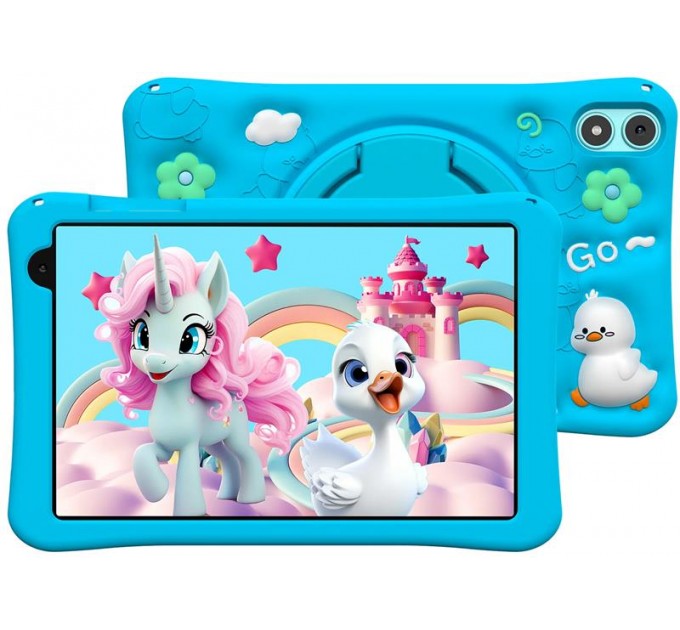 Teclast Планшет Teclast P85T Kids 4/64GB Blue (P3M1/TL-112431); 8" (1280x800) IPS / Allwinner A532 / ОЗУ 4 ГБ / 64 ГБ встроенной + microSD до 1 ТБ / камера 2 Мп + 0.3 Мп / Wi-Fi, Bluetooth / ОС Android 13.0 / 201.7 х 122.4 х 9.1 мм, 340г / 5000 мАч /