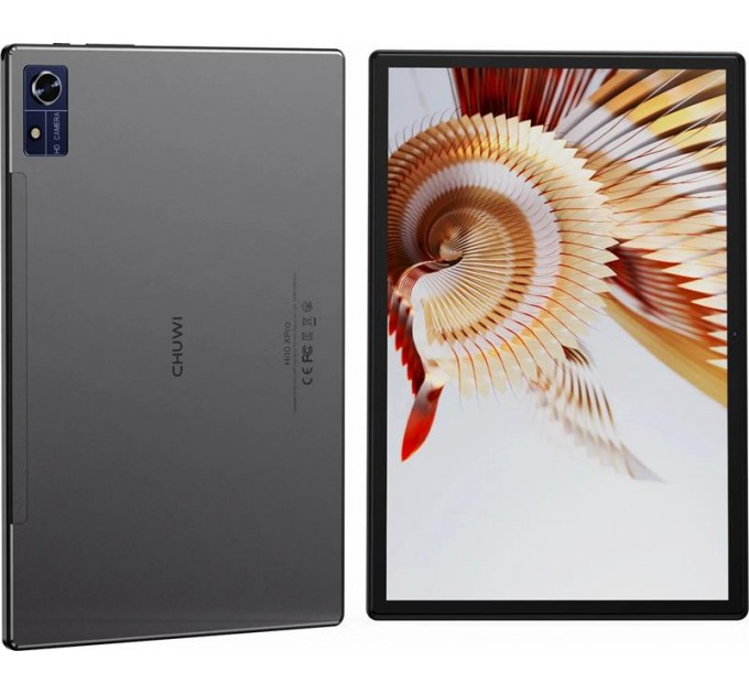 Chuwi Планшет Chuwi Hi10 XPro 4G Dual Sim Grey (CWI559/CW-112424) с клавиатурой; 10.1" (1280 x 800) IPS / Unisoc Tiger T606 / ОЗУ 4 ГБ / 128 ГБ встроенной + microSD до 512 ГБ / камера 8 Мп + 5 Мп / Wi-Fi, Bluetooth / 4G (LTE) / GPS / Android 13.0 / 2