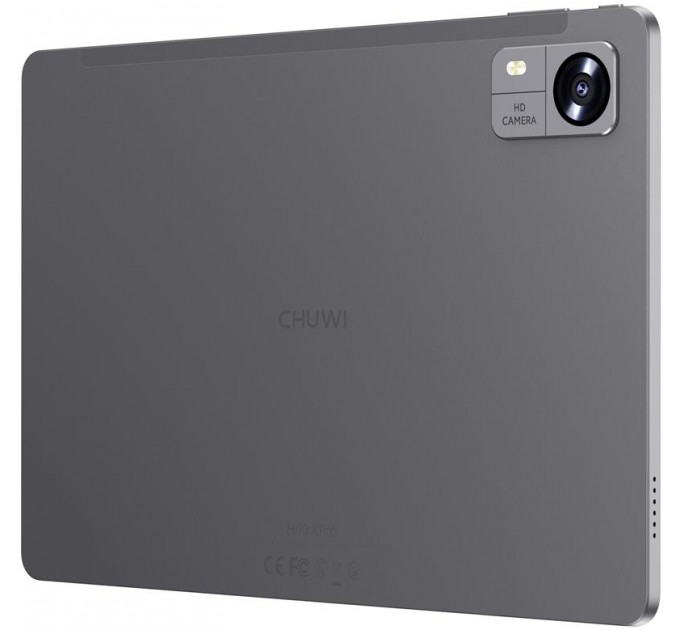 Chuwi Планшет Chuwi Hi10 XPro 4G Dual Sim Grey (CWI559/CW-112424) с клавиатурой; 10.1" (1280 x 800) IPS / Unisoc Tiger T606 / ОЗУ 4 ГБ / 128 ГБ встроенной + microSD до 512 ГБ / камера 8 Мп + 5 Мп / Wi-Fi, Bluetooth / 4G (LTE) / GPS / Android 13.0 / 2