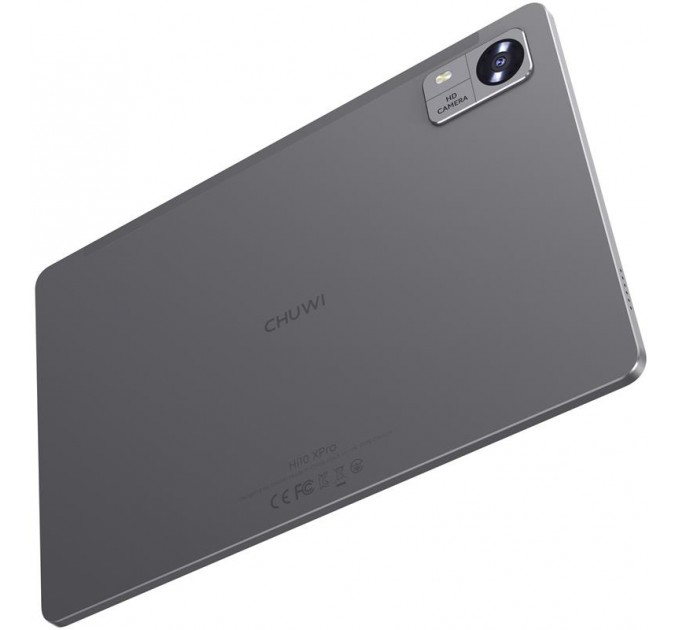 Chuwi Планшет Chuwi Hi10 XPro 4G Dual Sim Grey (CWI559/CW-112424) с клавиатурой; 10.1" (1280 x 800) IPS / Unisoc Tiger T606 / ОЗУ 4 ГБ / 128 ГБ встроенной + microSD до 512 ГБ / камера 8 Мп + 5 Мп / Wi-Fi, Bluetooth / 4G (LTE) / GPS / Android 13.0 / 2