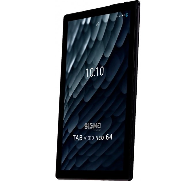 Sigma mobile Планшет Sigma mobile Tab A1010 Neo 4/64GB 4G Dual Sim Black+чохол-книжка