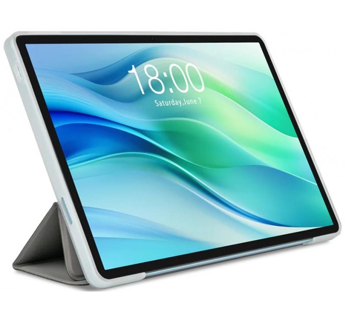 Teclast Планшет Teclast P50 6/128GB 4G Dual Sim Sky Blue (M5C1/C/TL-112489) с чехлом; 11" (1280x800) IPS / Unisoc T606 / ОЗУ 6 ГБ / 128 ГБ встроенной + microSD до 1 ТБ / камера 13 Мп + 5 Мп / Wi-Fi, Bluetooth / 4G (LTE) / GPS, A-GPS, GLONASS, Galileo