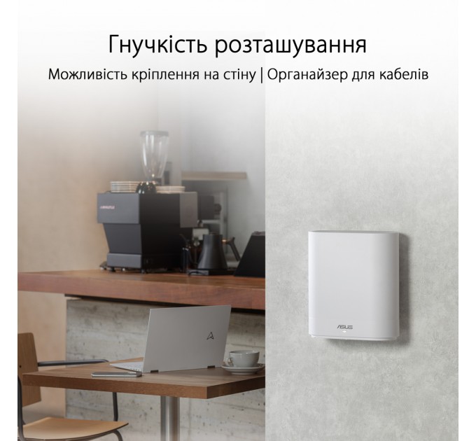 ASUS Wi-Fi Mesh система Asus ExpertWiFi EBM68 1pk White (90IG07V0-MO3A60)