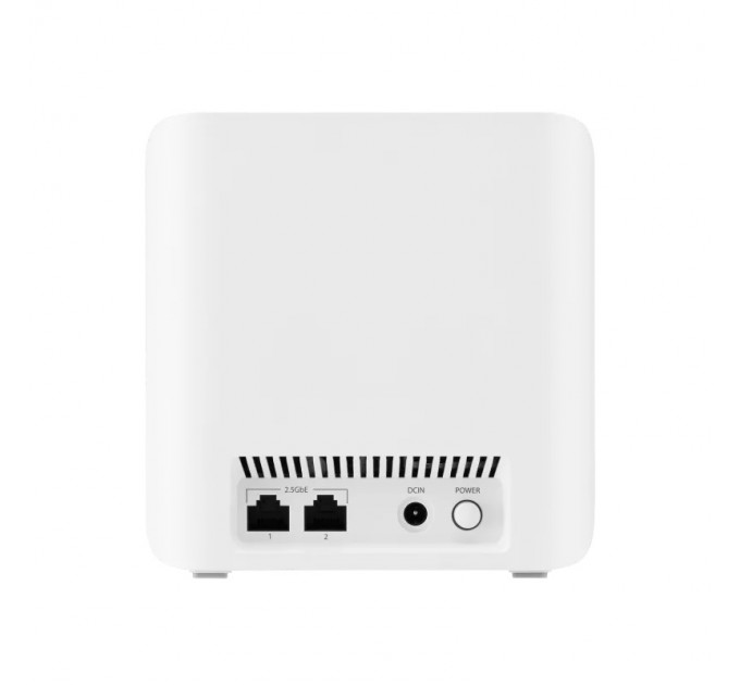 ASUS Wi-Fi Mesh система Asus ZenWiFi BD4 2pk White (90IG0960-MO3C20) (WiFi7, BE3600, Tri-band, Qualcomm, 2x2.5GE WAN/LAN, AiMesh, антенны: 4)