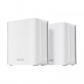 ASUS Wi-Fi Mesh система Asus ZenWiFi BD4 2pk White (90IG0960-MO3C20) (WiFi7, BE3600, Tri-band, Qualcomm, 2x2.5GE WAN/LAN, AiMesh, антенны: 4)