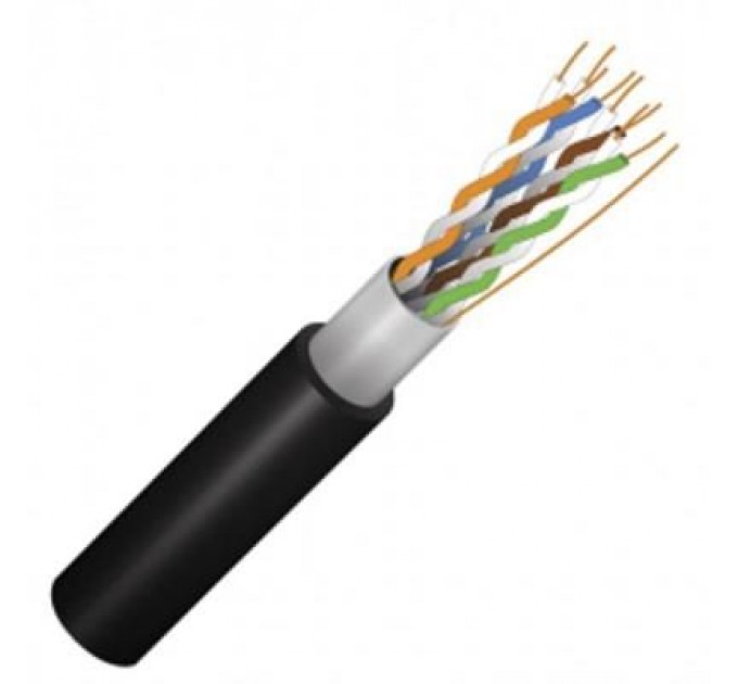 FinMark Кабель мережевий FinMark FTP 305м, CAT5e 4P 24AWG PE B Pull Box Outdoor (054594)
