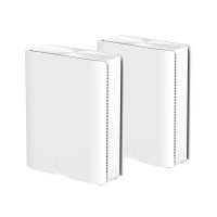 Wi-Fi Mesh система Asus ZenWiFi BQ16 2pk White (90IG08K0-MO3N2V) (WiFi7, BE25000, Quad-band, Broadcom, 1x10GE WAN/LAN, 1x10GE LAN, 1xGE WAN/LAN, 2xGE LAN, 1xUSB 3.0, AiMesh, антенны: 12)
