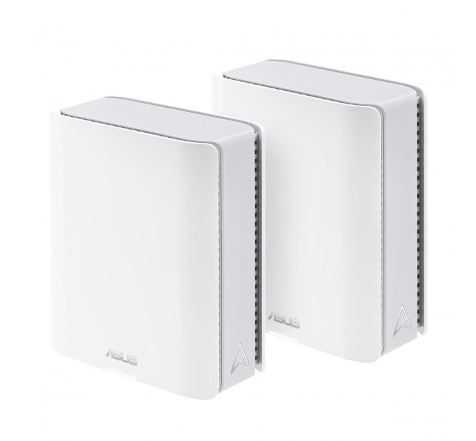 ASUS Wi-Fi Mesh система Asus ZenWiFi BT10 2pk White (90IG08Y0-MO3C40) (WiFi7, BE18000, Tri-band, Broadcom, 1x10GE WAN/LAN, 1xGE WAN/LAN, 1x10GE LAN, 1xUSB 3.0, AiMesh, антенны: 8)
