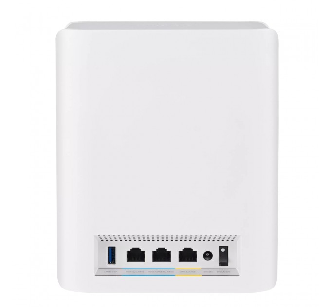 ASUS Wi-Fi Mesh система Asus ZenWiFi BT10 2pk White (90IG08Y0-MO3C40) (WiFi7, BE18000, Tri-band, Broadcom, 1x10GE WAN/LAN, 1xGE WAN/LAN, 1x10GE LAN, 1xUSB 3.0, AiMesh, антенны: 8)