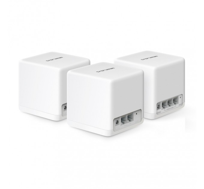 Mercusys WiFi Mesh система Mercusys Halo H60X 3-pack (AX1500, 3хGE WAN/LAN, Beamforming, MU-MIMO, OFDMA)