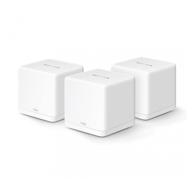 Mercusys WiFi Mesh система Mercusys Halo H60X 3-pack (AX1500, 3хGE WAN/LAN, Beamforming, MU-MIMO, OFDMA)