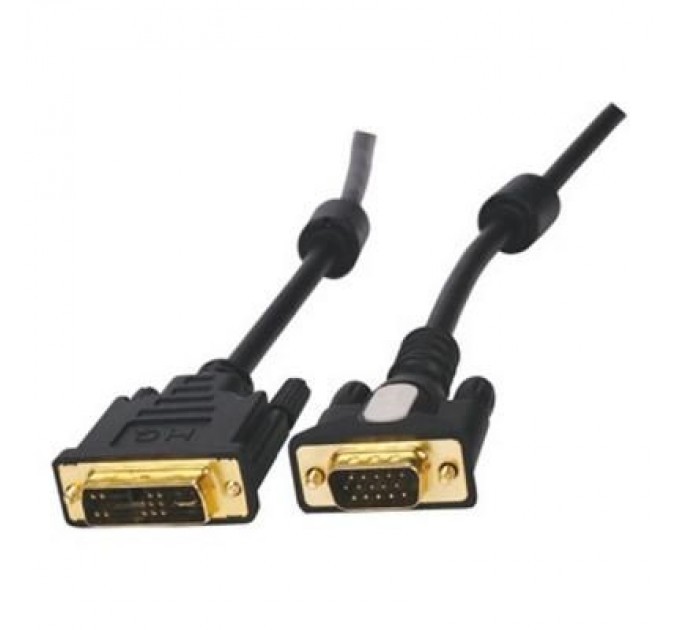 Atcom Кабель мультимедійний DVI to VGA 1.8m DVI-I 2 ferrite Atcom (16143)