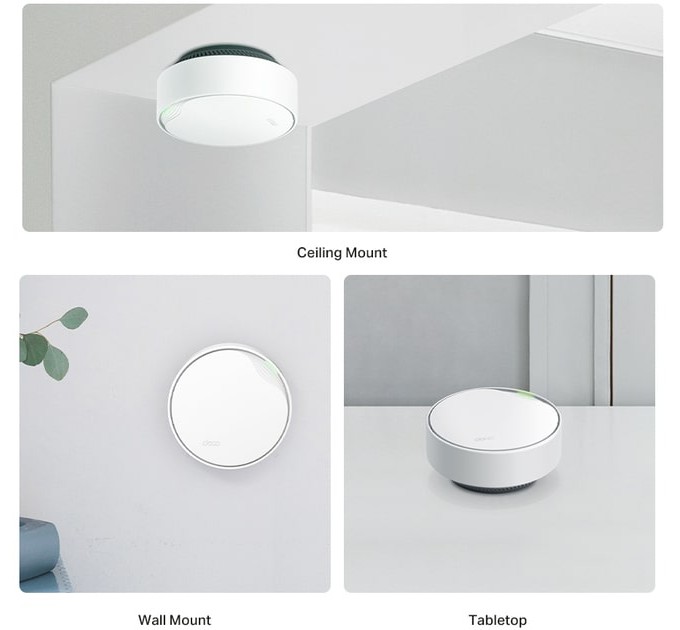 TP-Link WiFi Mesh система TP-Link Deco X50-PoE(2-pack); AX3000, 1x2.5 GE WAN/LAN, 1xGE WAN/LAN