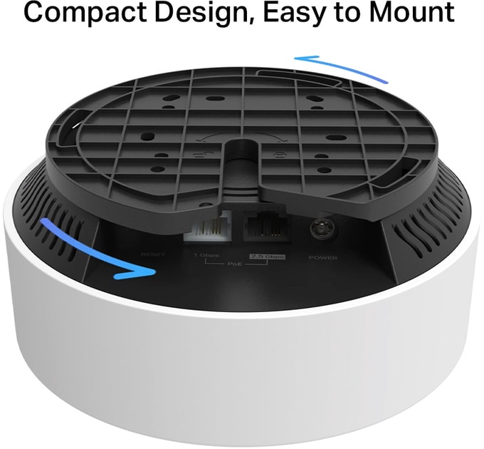 TP-Link WiFi Mesh система TP-Link Deco X50-PoE(2-pack); AX3000, 1x2.5 GE WAN/LAN, 1xGE WAN/LAN