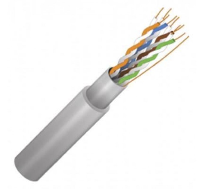 FinMark Кабель мережевий FinMark FTP 305м, CAT5e 4P 24AWG PVC W Pull Box (055518)